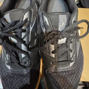 Black and Gray Athletic Shoes